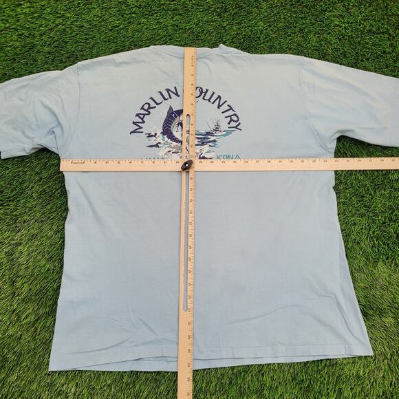 Vintage 80s Kailua Kona Marlin Country Crazy-Shirts Shirt XL 24x28 USA - Picture 12 of 16